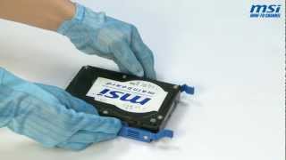 MSI® HOWTO install SATA HDD [upl. by Zehc]