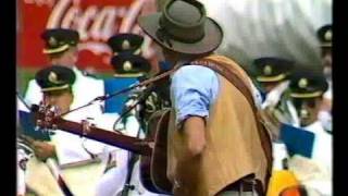 Slim Dusty sings Waltzing Matilda at 1984 VFL Grand Final [upl. by Siramay]