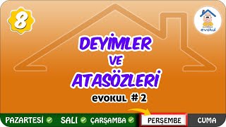 Deyimler ve Atasözleri  8Sınıf uzaktanegitim evokul Kampı [upl. by Attenal]