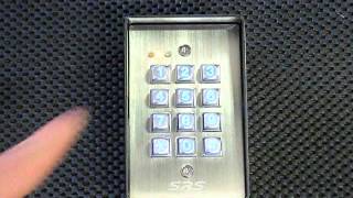 DC60SS Access Control Keypad  Changing the Master code [upl. by Neelak]