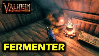 Valheim How To Use Fermenter amp Cauldron to Prepare Mead [upl. by Etteragram]