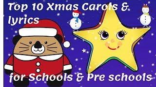 Top 10 Christmas Songs for Schools PreSchools amp Nursery Kids [upl. by Neysa533]