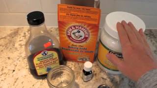 DIY Toothpaste Recipe  how to make toothpaste with just 3 ingredients [upl. by Auhso]