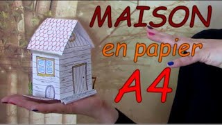 MAISON EN PAPIER facile [upl. by Renferd]