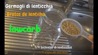 Germogli di lenticchie brotos de lentilhas [upl. by Hildegard]