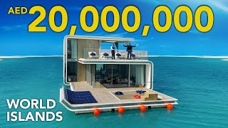 INSIDE A 20000000 FLOATING VILLA IN DUBAI  Heart of Europe at World Islands  SEAHORSE  VLOG 37 [upl. by Pasho512]