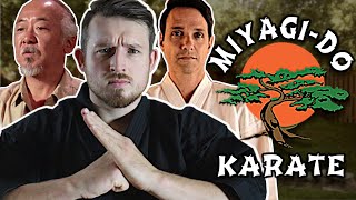 How to Fight Like MIYAGIDO Karate  Cobra Kai [upl. by Rolf]