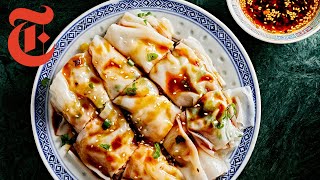 The Mesmerizing Way Steam Rice Rolls Are Made  NYT Cooking [upl. by Deerdre695]