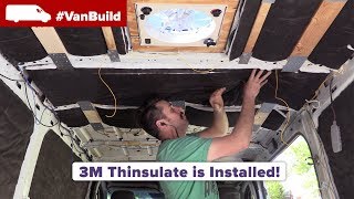 3M Thinsulate Sprinter Van Installation  Motovan Build [upl. by Earazed]