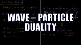 Quantum Chemistry 16  WaveParticle Duality [upl. by Tim551]