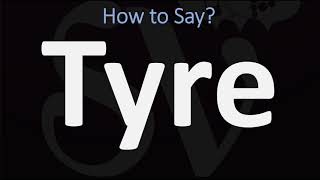 How to Pronounce Tyre BIBLE Lebanon [upl. by Dareece]