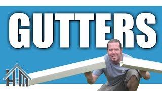 How to install replace gutters by yourself Easy Home Mender [upl. by Isoj]