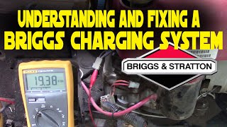 Briggs amp Stratton Dual Circuit Charging System  Diagnosis and Explanation [upl. by Danice]