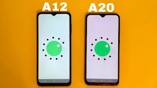 Samsung Galaxy A12 vs Samsung Galaxy A20 [upl. by Fidelas]