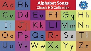 Alphabet Songs  ABC Song Collection  Teach the Letters and Sounds [upl. by Lubow]