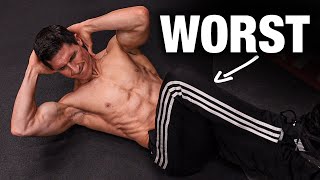 Ab Exercises Ranked BEST TO WORST [upl. by Vanzant]