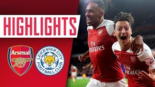 WHAT A GOAL  Arsenal 31 Leicester City  Goals amp highlights [upl. by Ricky]