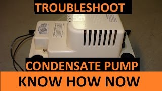 How to Troubleshoot a Condensate Pump [upl. by Ycnaffit973]