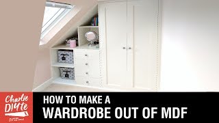 How to Make a Fitted Wardrobe out of MDF [upl. by Rbma]