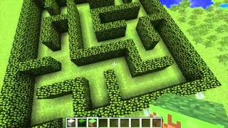 Minecraft Tutorial Basic Mazes [upl. by Garald]