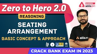 Seating Arrangement Basic Concept amp Approach L1  Reasoning Banking Foundation Adda247 Class14 [upl. by Smiley659]