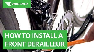 How to Install a Front Derailleur [upl. by Sybley799]