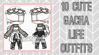 10 Cute Gacha Life Outfits [upl. by Marielle]