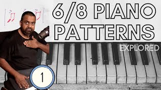 How to Understand and COUNT 68 time on the Piano using Arpeggios  Part 1 [upl. by Siegfried773]