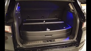 Range Rover Evoque BootTrunk organiser  Genuine Accessory Demo  Fitting VPLVS0323 [upl. by Vivia]