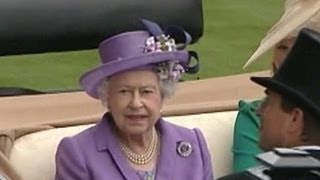 Queen Elizabeth II makes history at Royal Ascot races [upl. by Nimad]