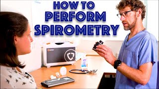 How To Perform Spirometry Examination For Accurate Lung Function Testing  Clinical Skills  Dr Gill [upl. by Einal]