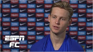 Frenkie de Jong talks Barcelona move Matthijs de Ligt to Juventus amp future of Ajax  La Liga [upl. by Ojyllek638]