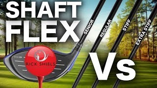 DRIVER SHAFT FLEX  THE COMPARISON TEST [upl. by Marko]