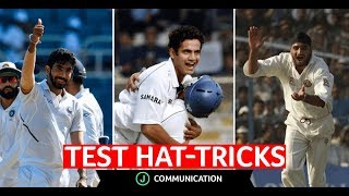 Test HatTrick  Indian Bowlers  Harbhajan Pathan amp Bumrah [upl. by Nuncia]