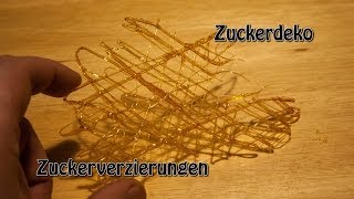 Zuckerdeko Zuckerverzierungen selber machen [upl. by Adok]