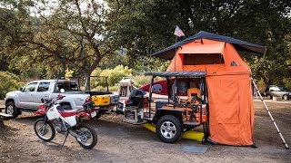 Inside One of the Coolest Custom Camping Trailers Weve Seen  Outside [upl. by Glover468]