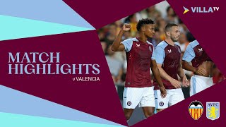 MATCH HIGHLIGHTS  Valencia 12 Aston Villa [upl. by Horne511]