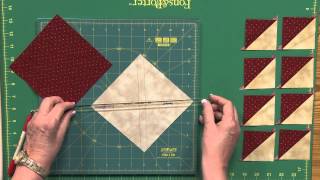 Sew Easy 8ataTime Triangle Squares [upl. by Tanberg]