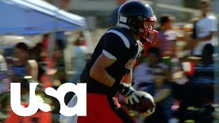 Nico Flati Puts Juke Move On a Defender  Friday Night Tykes  USA Network [upl. by Paten]