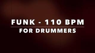 Funk Backing Track for Drummers  110 bpm NO DRUMS [upl. by Debera]