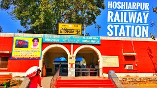 Hoshiarpur Railway Station Full View  Visit Punjab  Hoshiarpur [upl. by Tremayne863]