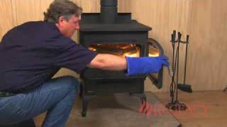 How to Light amp Maintain a Wood Stove Fire [upl. by Euqinehs]