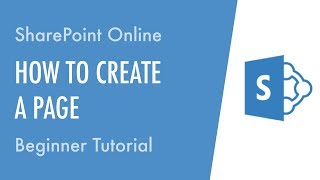 How to Create a Page in SharePoint Online  Beginner Tutorial [upl. by Pilihp]