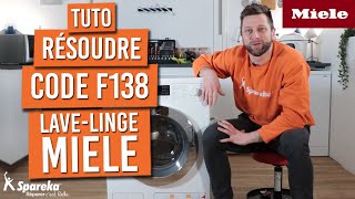 Comment résoudre le code erreur F138 sur un lave linge MIELE [upl. by Kcarb]