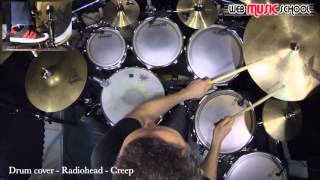 Radiohead Creep DRUM COVER  Drum Sheet Music Creep  Creep drums [upl. by Carri]