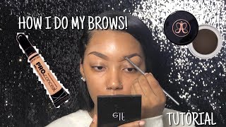 Quick amp Easy Eyebrow Tutorial  Jasmine Hall GIVEAWAY IN DESCRIPTION [upl. by Samp]