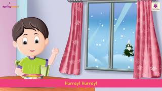 Winter Song  Animated Rhymes For Kids  Periwinkle [upl. by Enicul]