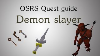 OSRS Demon slayer quest guide [upl. by Gunzburg]