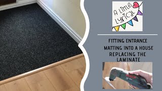 DIY  How I fitted an Entrance Mat in my House  Clean Home [upl. by Ami]