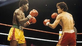 Salvador Sanchez vs Azumah Nelson Highlights [upl. by Suhpoelc614]